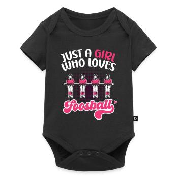 Cute Just A Girl Who Loves Foosball Women Table So - Baby Premium short-sleeve bodysuit - black - Front