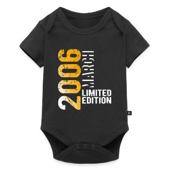 Mars 2006 Édition Limitée Année de naissance - Body à manches courtes Premium Bébé - noir - Devant
