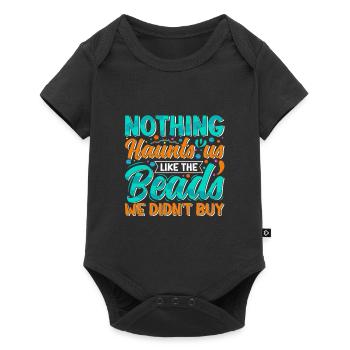 Nothing haunts us like the beads we - Baby Premium short-sleeve bodysuit - black - Front