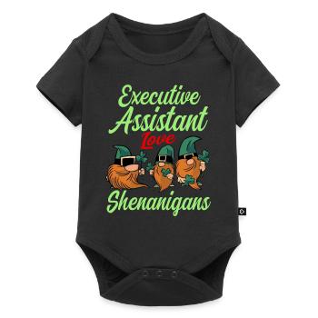 Executive Assistant St. Patrick's Day - Baby Premium short-sleeve bodysuit - black - Front