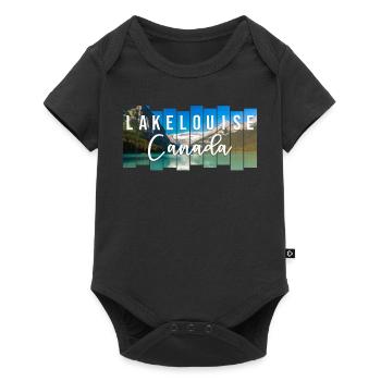 Lake Louise Canada Souvenir - Baby Premium short-sleeve bodysuit - black - Front