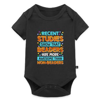 Beaders are more awesome than - Baby Premium short-sleeve bodysuit - black - Front