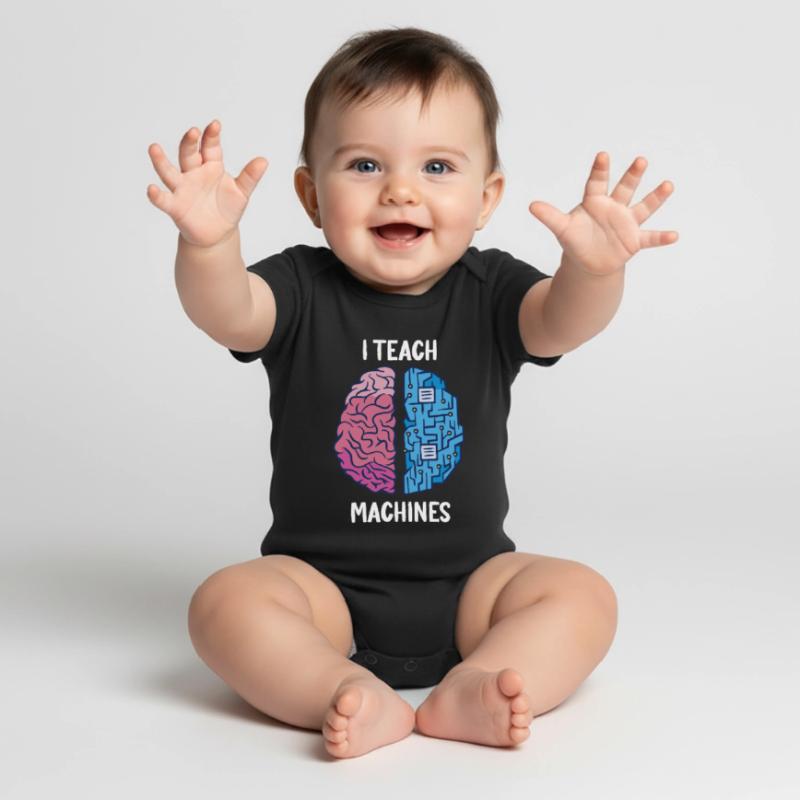 Machine Learning Teacher Big Data Science Analyst Baby Premium short-sleeve bodysuit