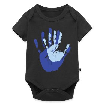 Bébé main dans la main Parents - Body à manches courtes Premium Bébé - noir - Devant