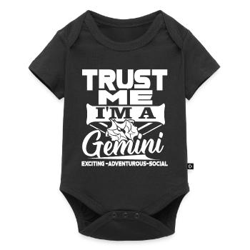 Gemini Trust Me I'm A Gemini - Baby Premium short-sleeve bodysuit - black - Front