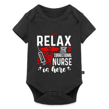 Correctional Nurse Relax The Correctional Medicine - Baby Premium short-sleeve bodysuit - black - Front