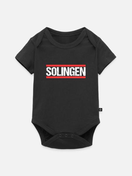 Solingerin Solinger Solingen - Baby Premium Kurzarmbody - Schwarz