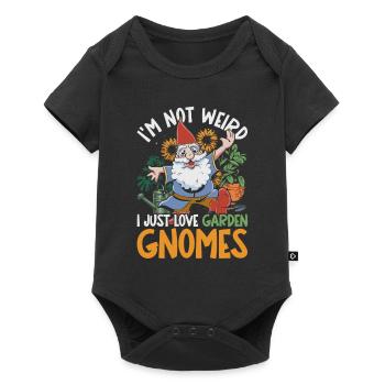 Garden Gnome I'm not weird Garden Gnomes - Baby Premium short-sleeve bodysuit - black - Front