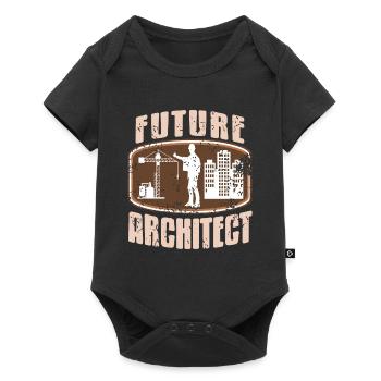 Future Architect Retro Architecture Student - Baby Premium short-sleeve bodysuit - black - Front