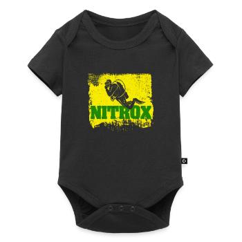 Nitrox Deep Diving Diving Diver Underwater - Baby Premium short-sleeve bodysuit - black - Front