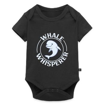 Whale Whisperer - Whale Watching - Baby Premium short-sleeve bodysuit - black - Front