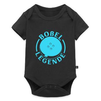 Boßel Legende - Boßeln - Baby Premium Kurzarmbody - Schwarz - Vorne