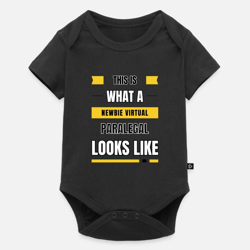 Neuling virtueller Rechtsanwaltsfachangestellter - Baby Premium Kurzarmbody - Schwarz