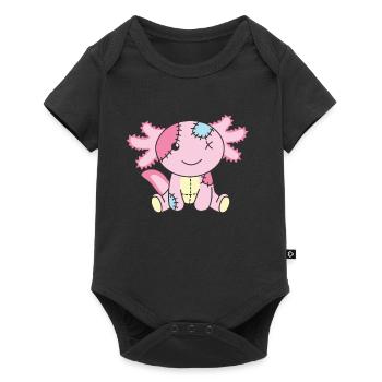 Kawaii Gothic Axolotl Pastel Gothic Goth - Baby Premium short-sleeve bodysuit - black - Front