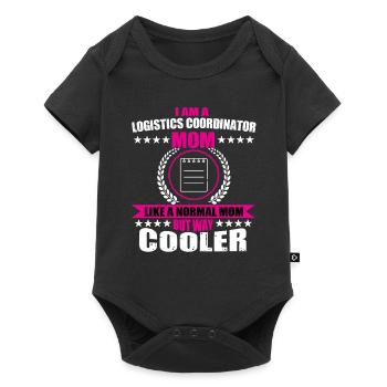 Funny Logistics Coordinator Mom Mother's Day - Baby Premium short-sleeve bodysuit - black - Front