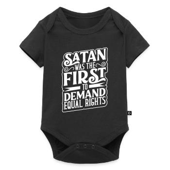 Sorcière Occulte Gothique Sombre Satanique Impie - Body à manches courtes Premium Bébé - noir - Devant
