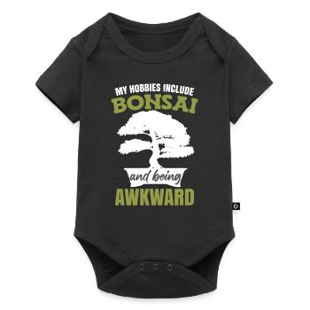 My Hobbies Include Bonsai - Baby Premium short-sleeve bodysuit - black - Front