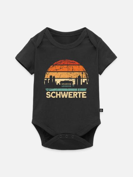 Schwerte - Baby Premium Kurzarmbody - Schwarz