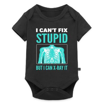 I Can't Fix Stupid But I Can X-ray It Specialist - Baby Premium short-sleeve bodysuit - black - Front