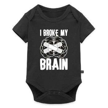 Brain Surgery Joke Brain Surgery Awareness Gift - Baby Premium short-sleeve bodysuit - black - Front