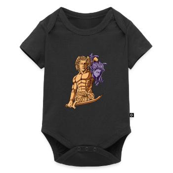 Persée et Méduse - Body à manches courtes Premium Bébé - noir - Devant