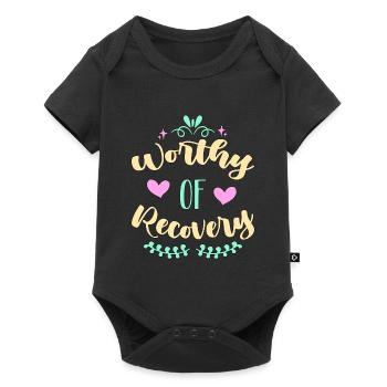 Mental Health Worth Of Recovery Mental Illness - Baby Premium short-sleeve bodysuit - black - Front