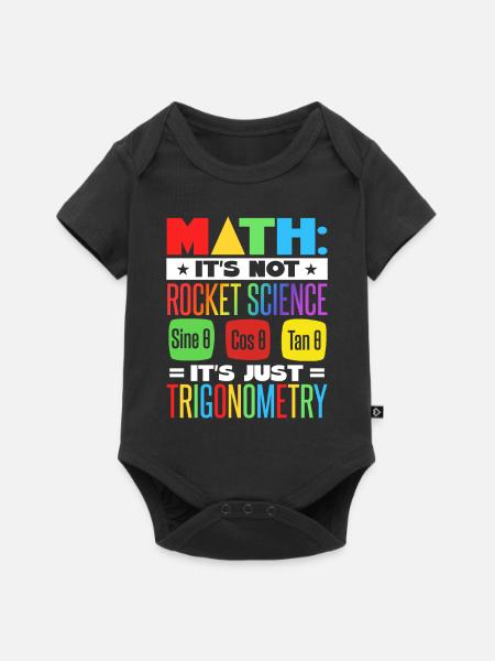 Mathelehrer - Baby Premium Kurzarmbody - Schwarz