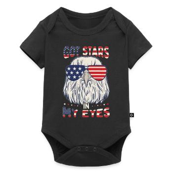 J’ai des étoiles dans les yeux - Body à manches courtes Premium Bébé - noir - Devant