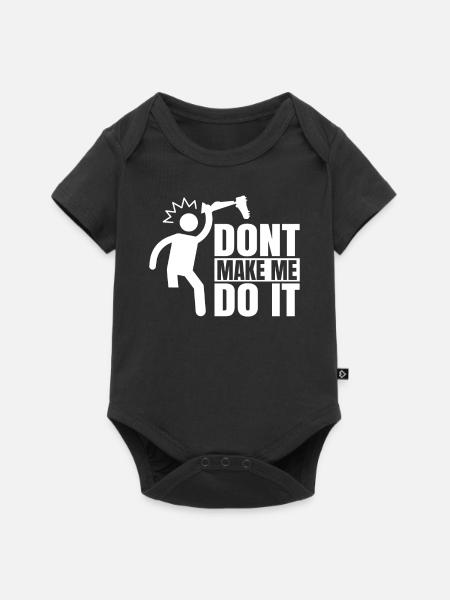 Amputiertes Bein Prothese Geschenk - Baby Premium Kurzarmbody - Schwarz
