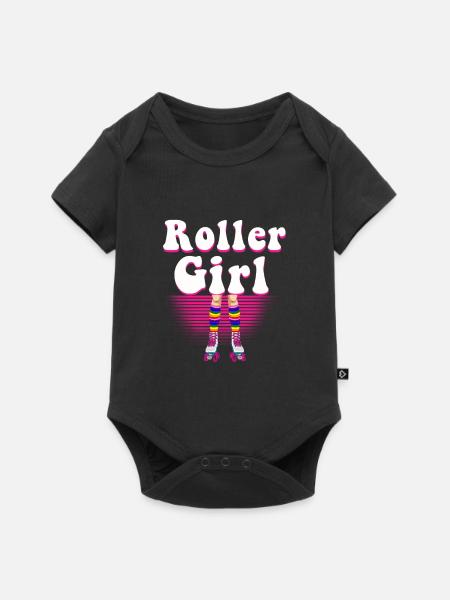 Inline Skater - Baby Premium Kurzarmbody - Schwarz