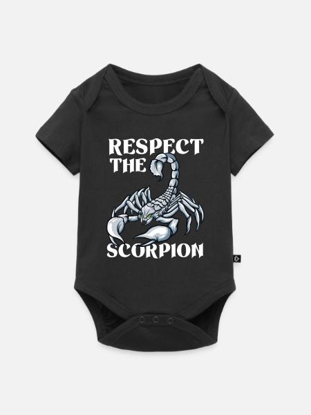 Skorpion - Baby Premium Kurzarmbody - Schwarz