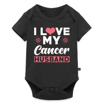 I Love My Cancer Husband - Baby Premium short-sleeve bodysuit - black - Front