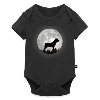 Accessoires pour chiens Rottweiler Propriétaires de chiens - Body à manches courtes Premium Bébé - noir - Devant