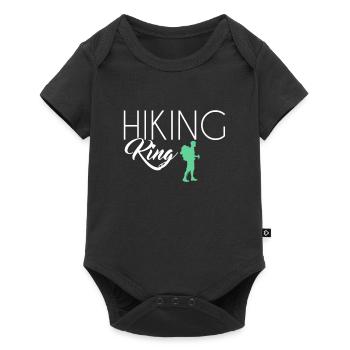 Hiking King - Baby Premium short-sleeve bodysuit - black - Front