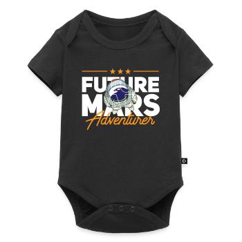 Future Mars Adventurer Astronaut Planet - Body à manches courtes Premium Bébé - noir - Devant