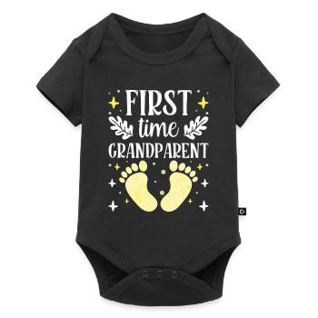 First Time Grandparents Sweet First Time Pregnant - Baby Premium short-sleeve bodysuit - black - Front