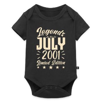 Born in July 2001. Birthday gift. - Baby Premium short-sleeve bodysuit - black - Front
