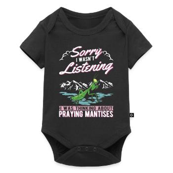Praying Mantis Gift Mantis Mantis Mantis Mantis - Baby Premium short-sleeve bodysuit - black - Front
