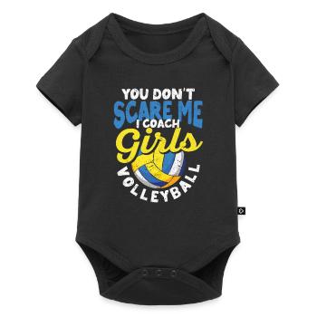 Tu ne me fais pas peur, j’entraîne des filles - Body à manches courtes Premium Bébé - noir - Devant