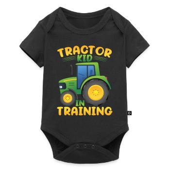 Tractor Kid en formation - Body à manches courtes Premium Bébé - noir - Devant