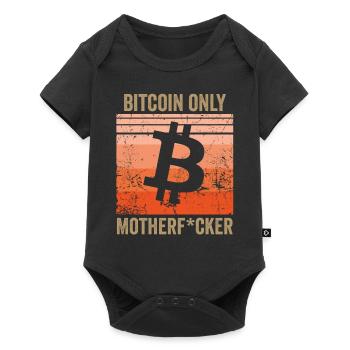 Bitcoin uniquement Motherf*cker - Body à manches courtes Premium Bébé - noir - Devant