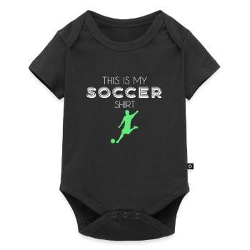 Maillot de football - Body à manches courtes Premium Bébé - noir - Devant
