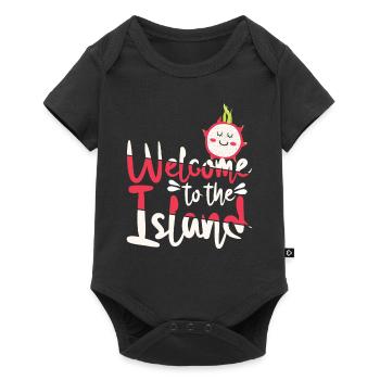 Welcome To The Island Dragon Fruit - Baby Premium Kurzarmbody - Schwarz - Vorne