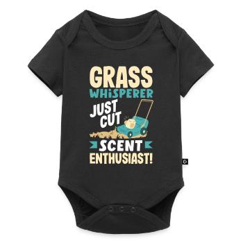 Grass Whisperer Just-Cut Scent Enthusiast - Body à manches courtes Premium Bébé - noir - Devant