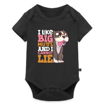 french bulldog english bulldog dog lover bulldog - Baby Premium short-sleeve bodysuit - black - Front