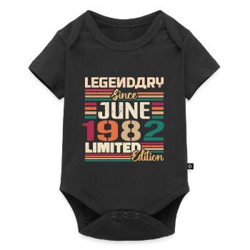 Legendary June 1982 Limited Edition June 1982 - Baby Premium short-sleeve bodysuit - black - Front
