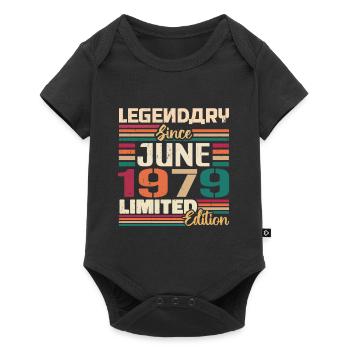 Legendary June 1979 Limited Edition June 1979 - Baby Premium Kurzarmbody - Schwarz - Vorne