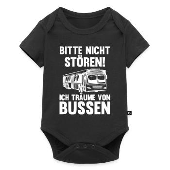 Busfahrer Bus - Baby Premium Kurzarmbody - Schwarz - Vorne