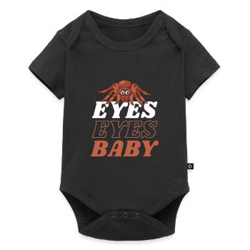 Yeux Yeux Bébé Araignée Tarentule - Body à manches courtes Premium Bébé - noir - Devant