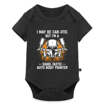Autolackierer Angebot für Autolackierer - Baby Premium Kurzarmbody - Schwarz - Vorne